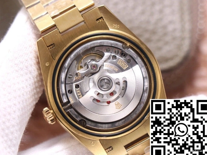Yellow Dial Day-Date Black Gold M228348RBR-0001 EW Factory Rolex 0507